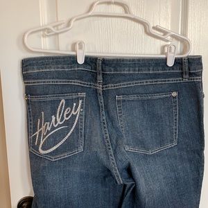 Harley-Davidson Jeans with Rhinestones